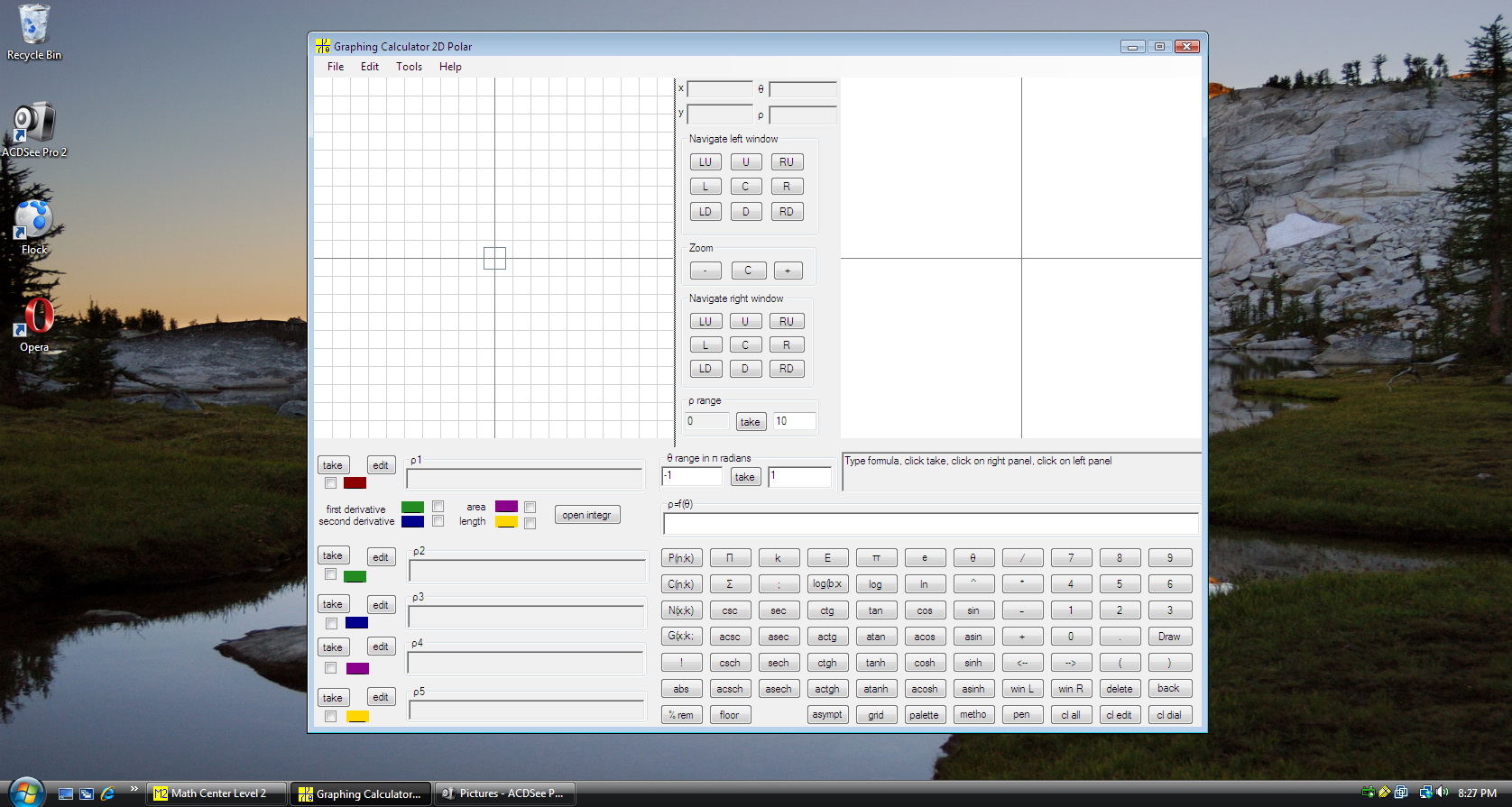 Graphing Calculator 2D Polar