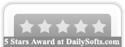 five stars from dailysoft