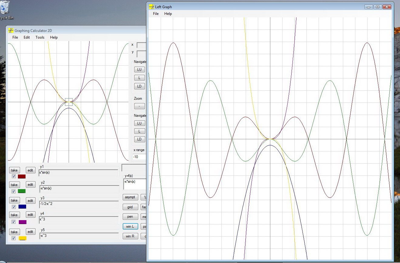 Graphing Calculator white palette