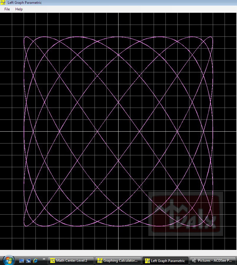 Graphing Calculator 2D Parametric